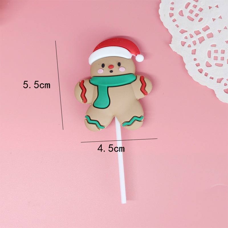 BowLift | Soft Plastic Christmas Cake Decoration Ornaments