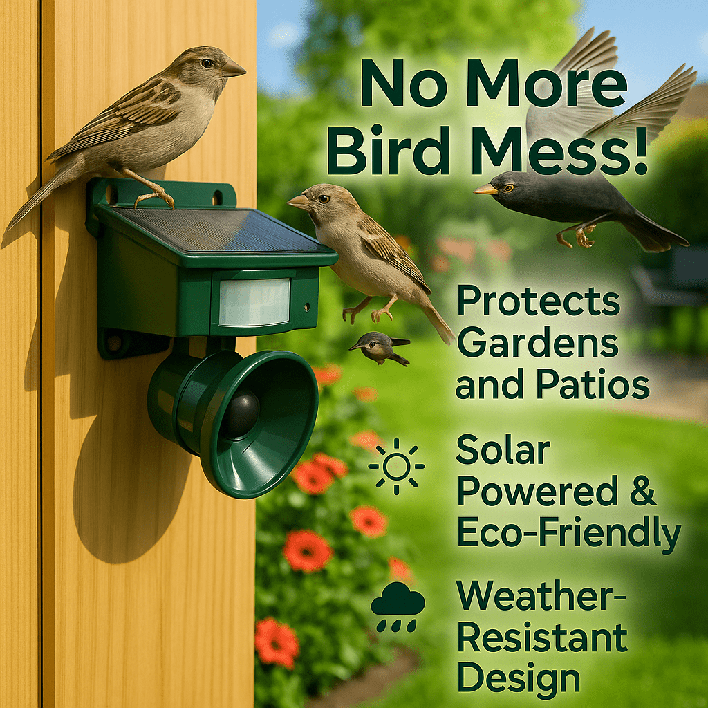 BowLift | FEATHERBLOCK – Motion-Activated Bird Repeller for Quiet & Clean Outdoor Spaces
