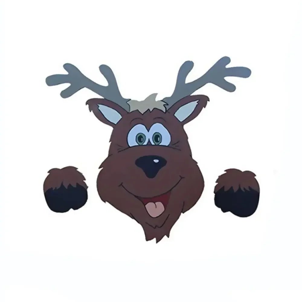 BowLift | Fence Panel Christmas Decor – Adorable Santa, Snowman, and Reindeer Peekers for Whimsical Indoor and Outdoor Christmas Charm