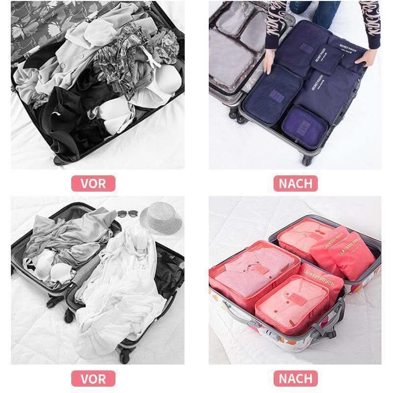 BowLift | 6-Piece Luggage Packing Cubes Travel Set