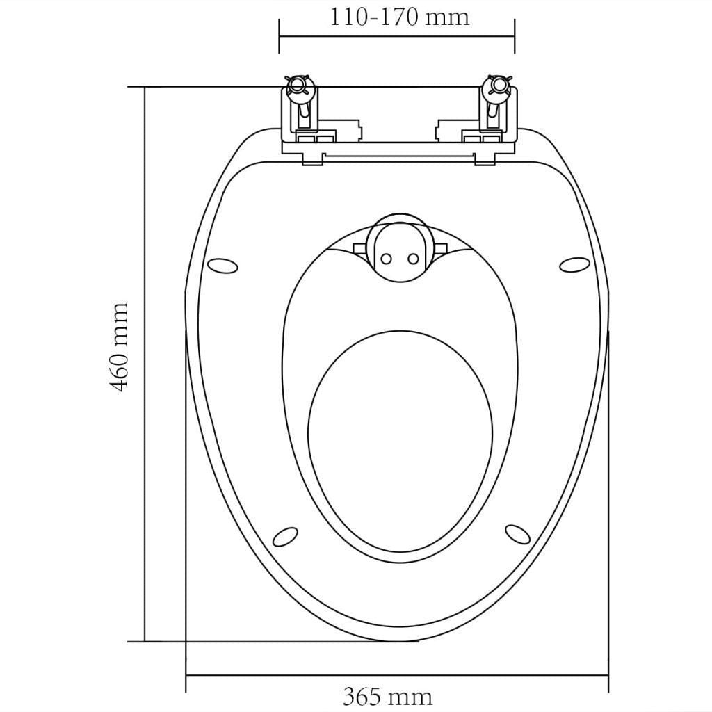 BowLift | White & Yellow Soft Close Toilet Seat for Adults/Children