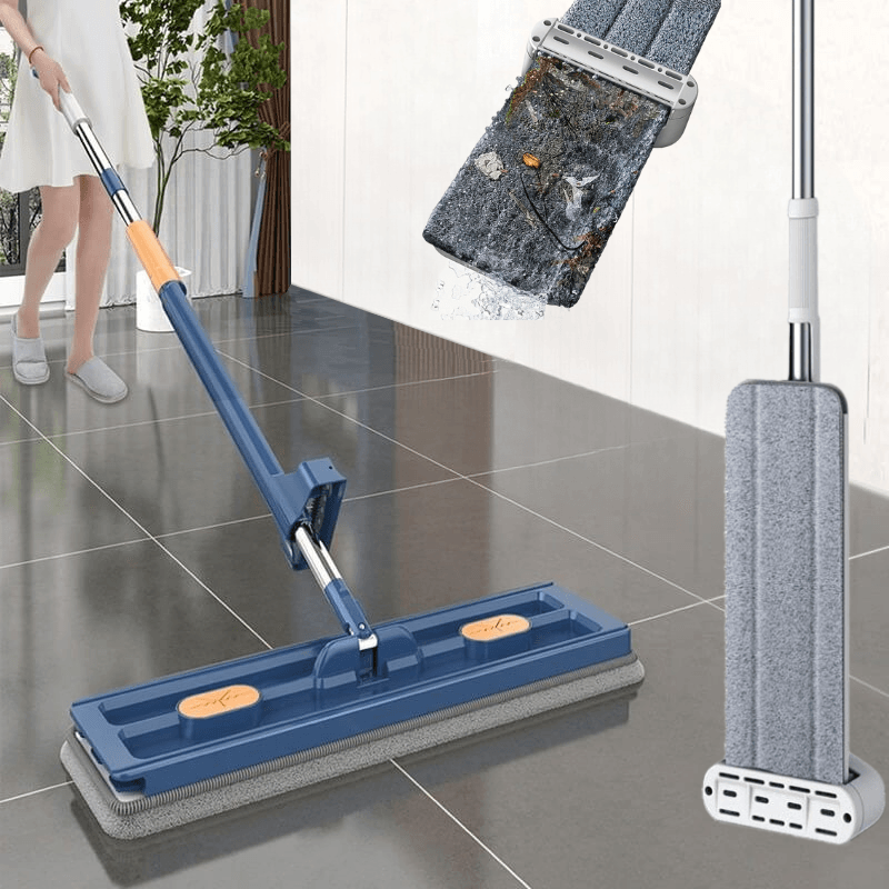 BowLift | 360° Rotating Flat Mop with Adjustable Handle