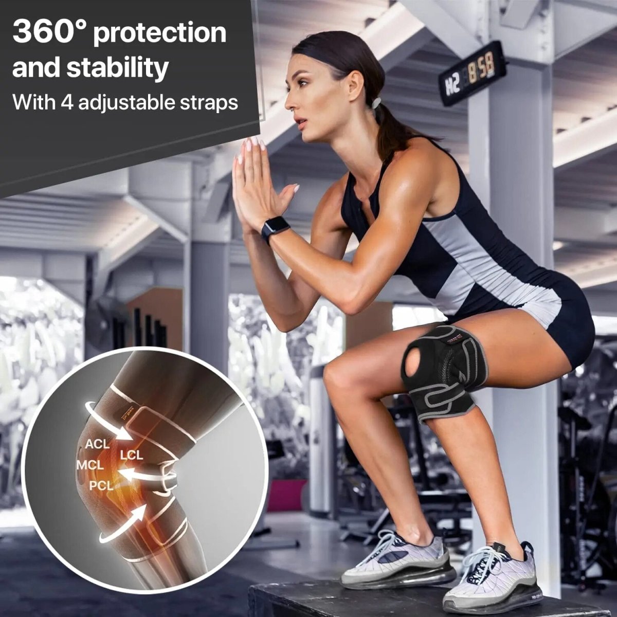 BowLift | FlexiKnee Brace – Adjustable Knee Brace for Plus Sizes