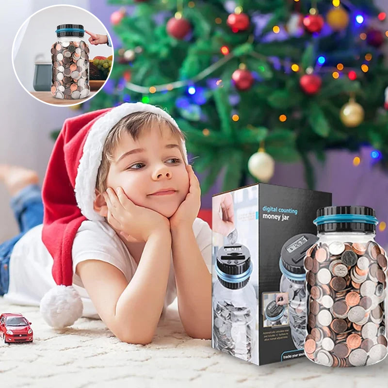 BowLift | Electronic Piggy Bank Counter Coin Digital LCD Counting Coin Money