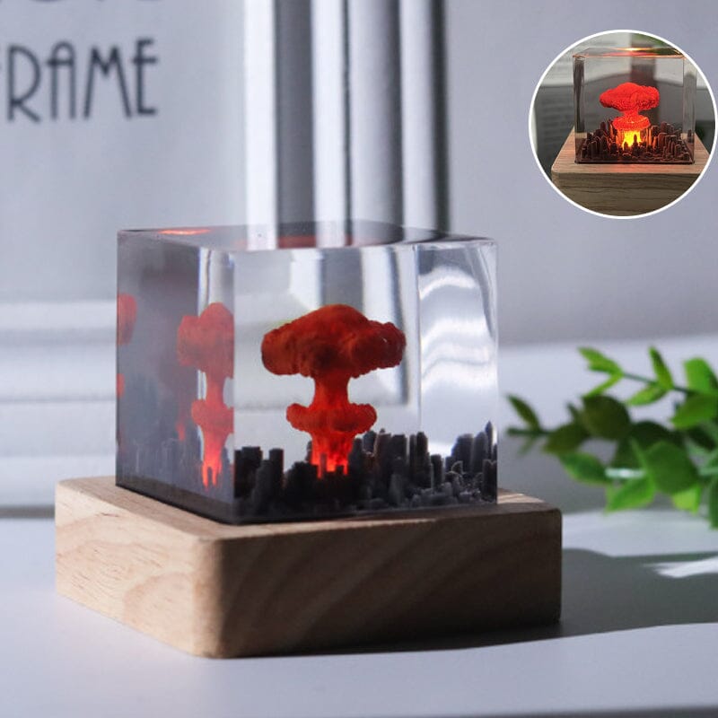 BowLift | Resin lamp with explosive bombs