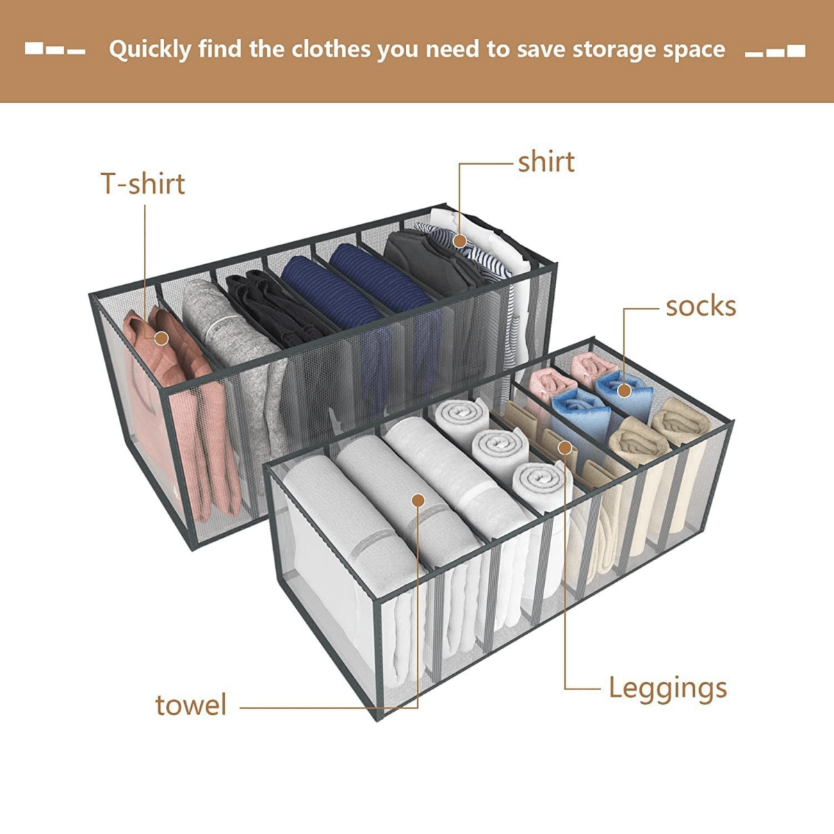 BowLift | FOLDSPACE – Closet Organizer Set for Neat and Wrinkle-Free Storage