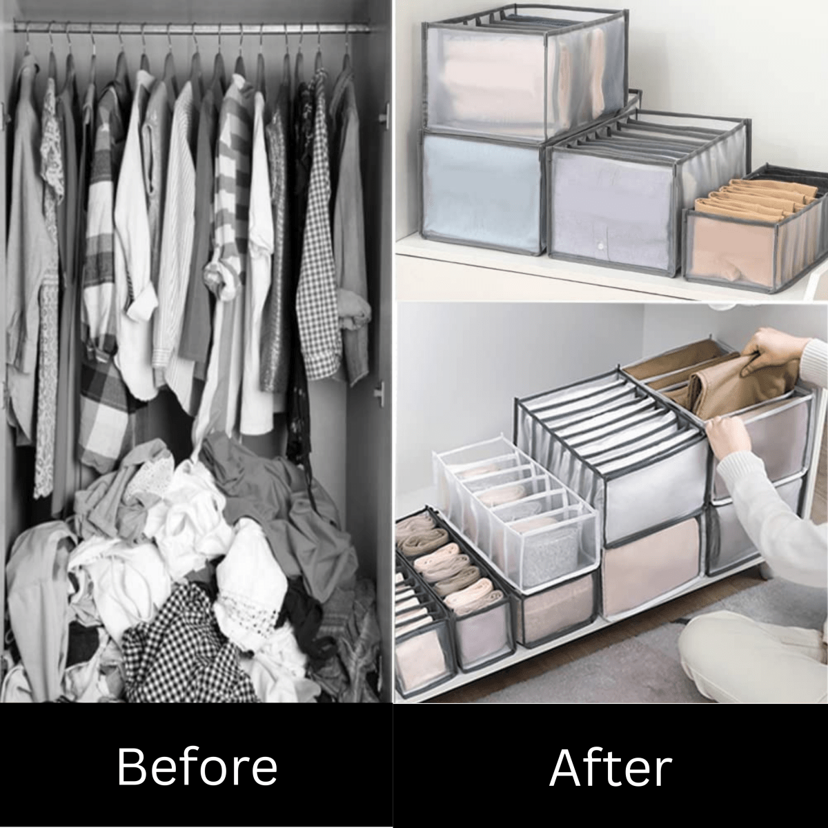 BowLift | FOLDSPACE – Closet Organizer Set for Neat and Wrinkle-Free Storage