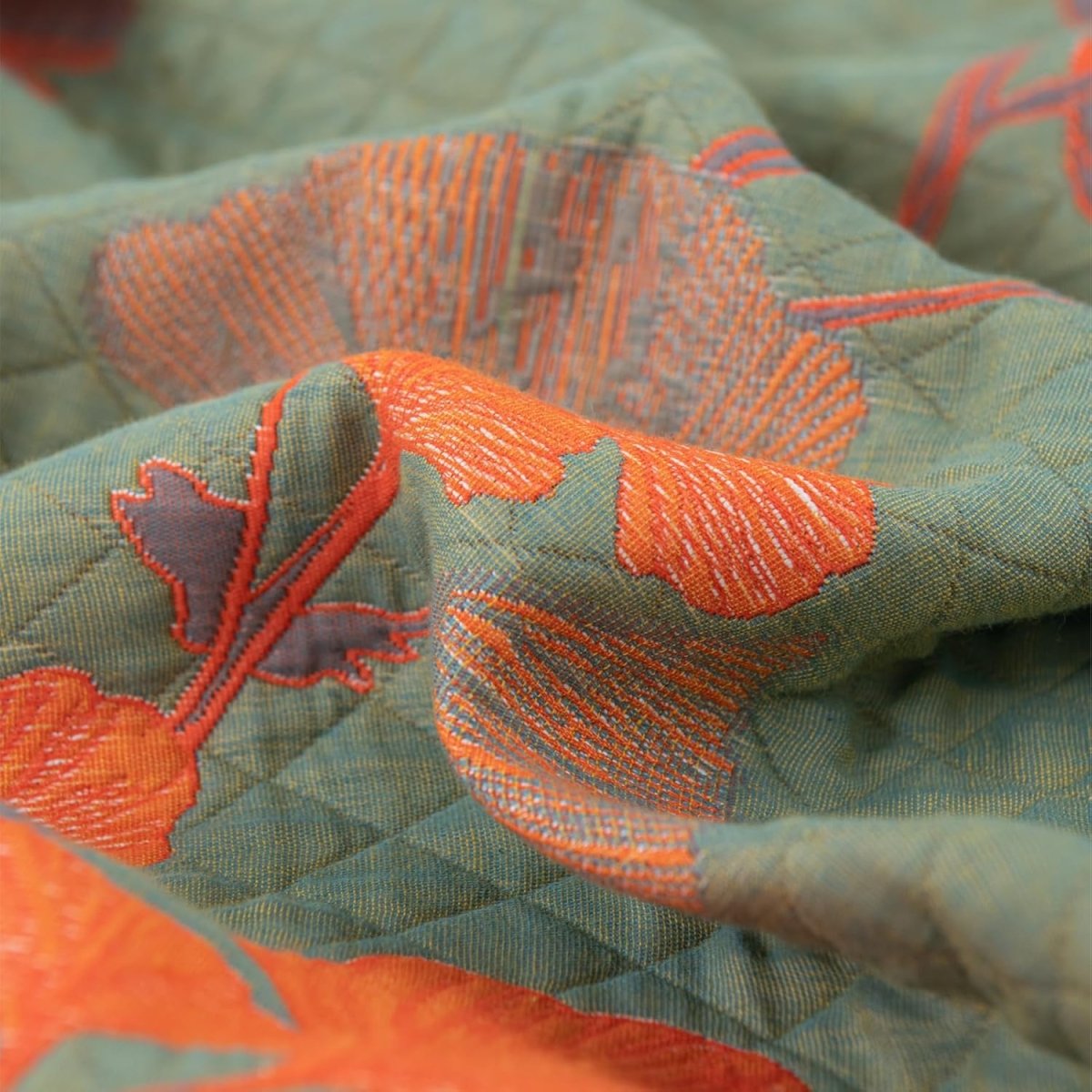 BowLift | GinkgoQuilt – Cotton Bedding Set with Botanical Reversible Design