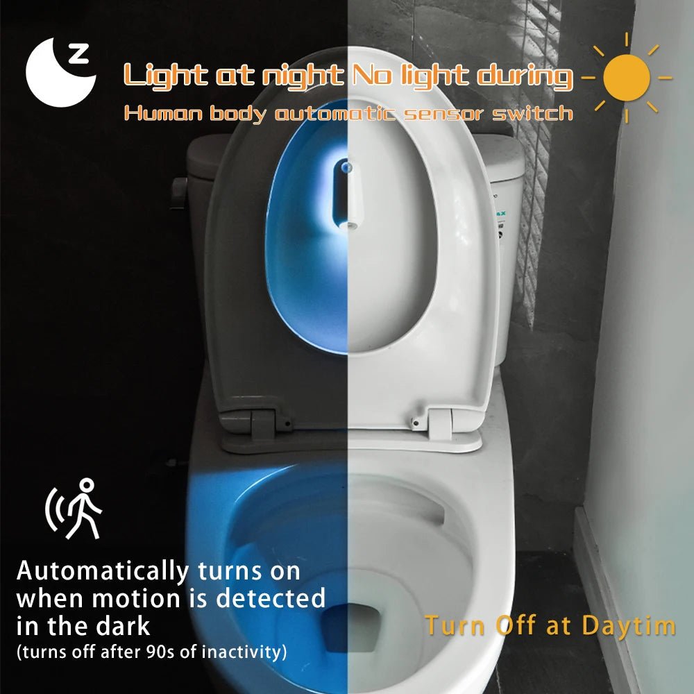 BowLift | GlowBowl Motion – Motion Detector Toilet Light with 7 RGB Colors