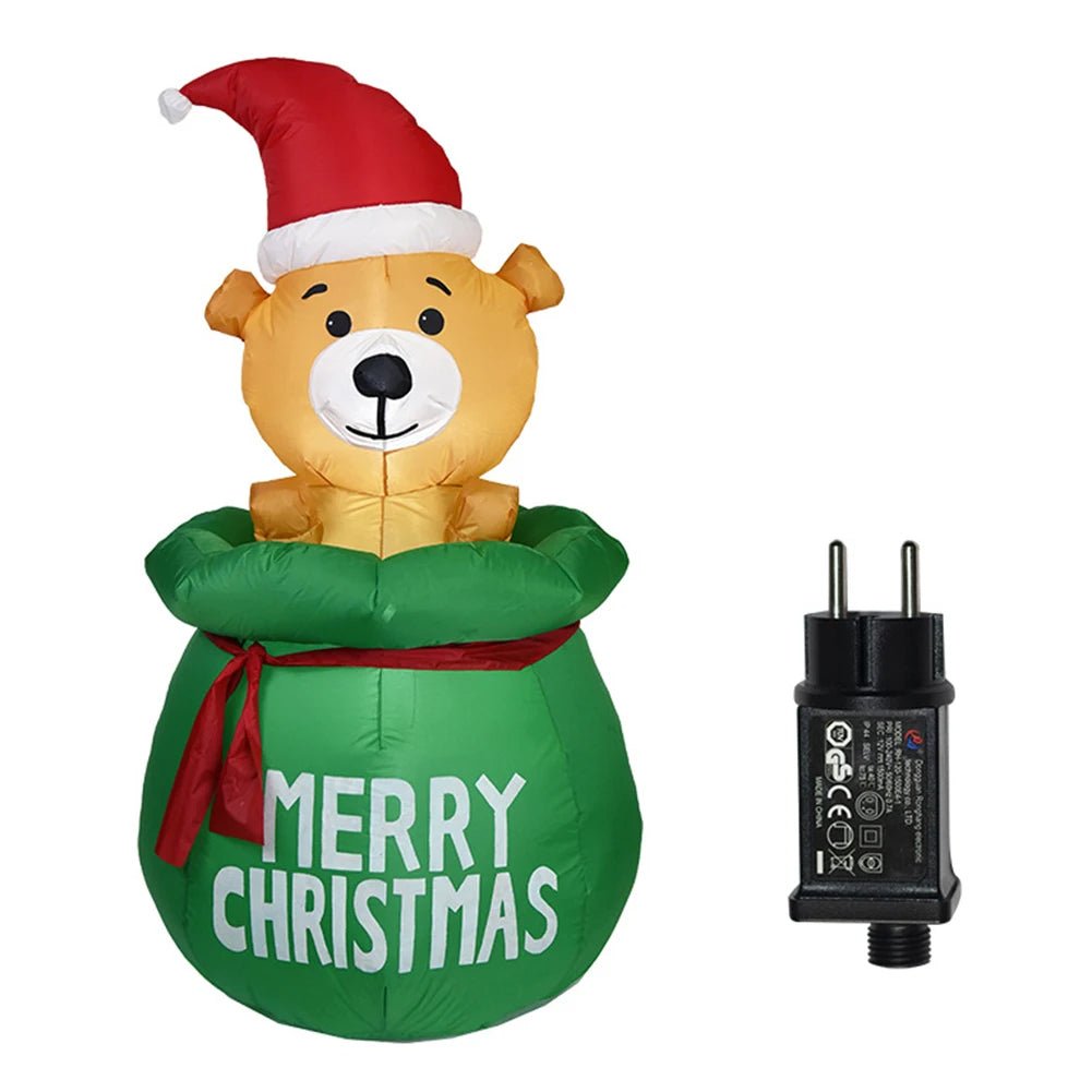 BowLift | Glowing LED Inflatable Christmas Tree & Elf – Festive Outdoor Ornament for Magical Parties & New Year Cheer