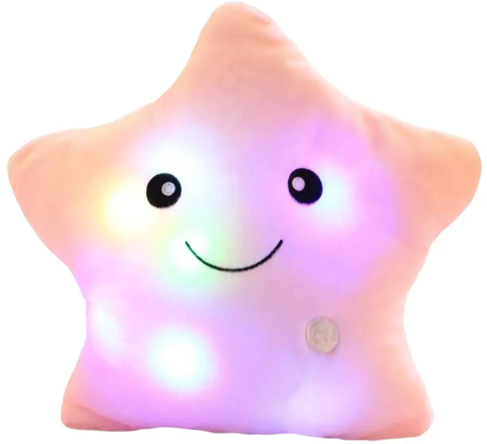 BowLift | Bright Star Cushion – Cozy LED Fabric Cushion with Color Changing & Cute Design