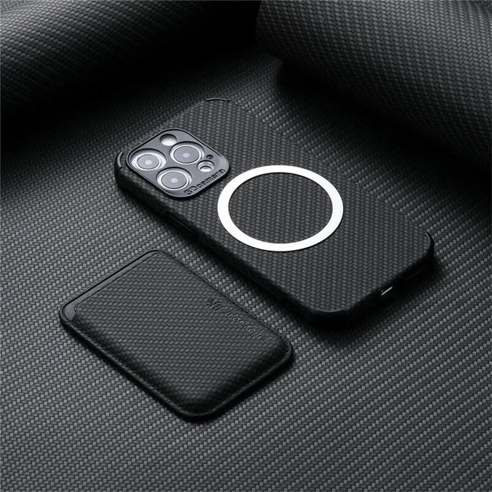 BowLift | MagSafe Wallet Phone Case with Carbon Fiber Protection