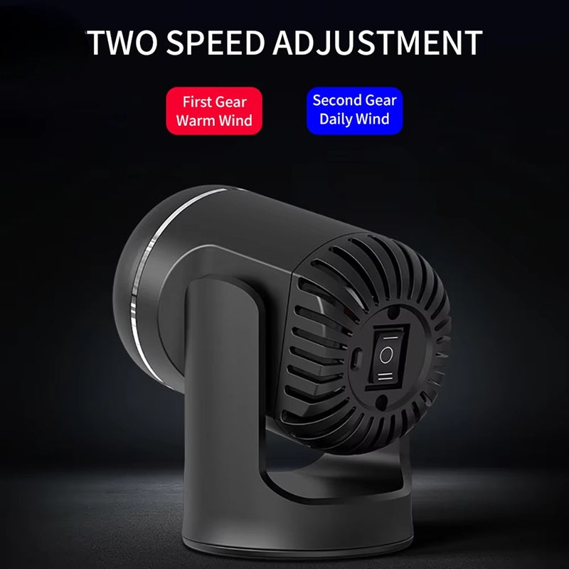 BowLift | 12V Portable Car Heater with 360° Rotation & Overheat Protection