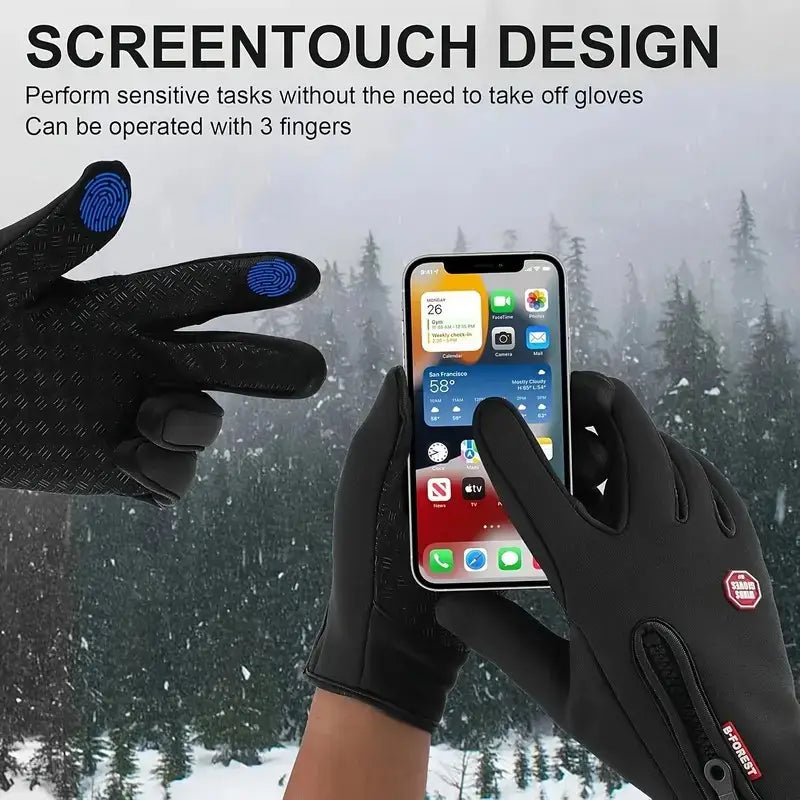 BowLift | Heat Retaining Thermal Warming Gloves for Cycling, Skiing & Outdoor Sports