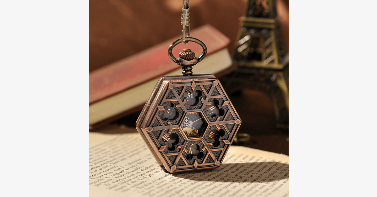 BowLift | Hexlock Mechanical Pocket Watch - Track Time Stylishly