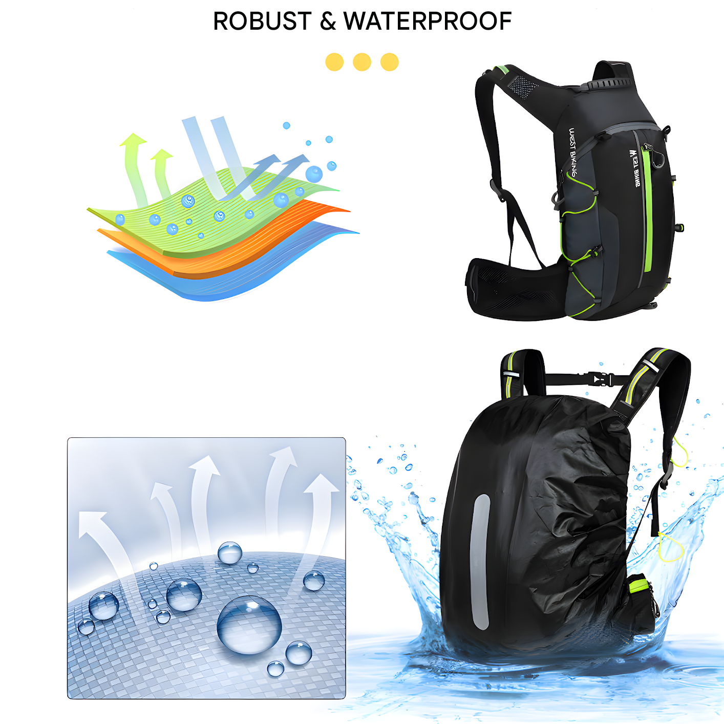 BowLift | HydroRide Multifunctional Hydration Backpack