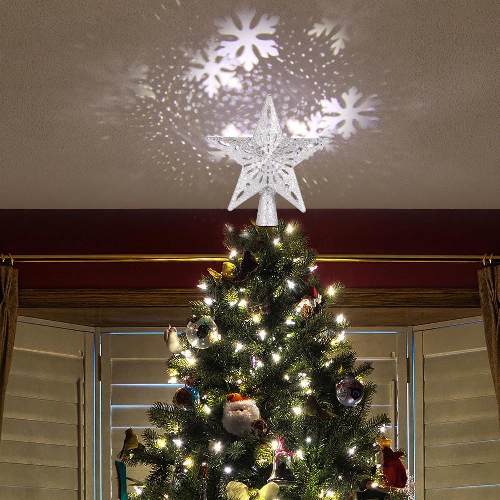 BowLift | Christmas Decorations LED Snowflake Tree Topper