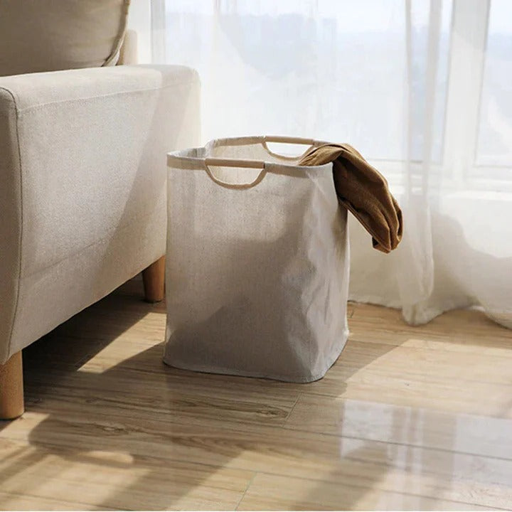 BowLift | Japanese style, Cotton linen Laundry Basket