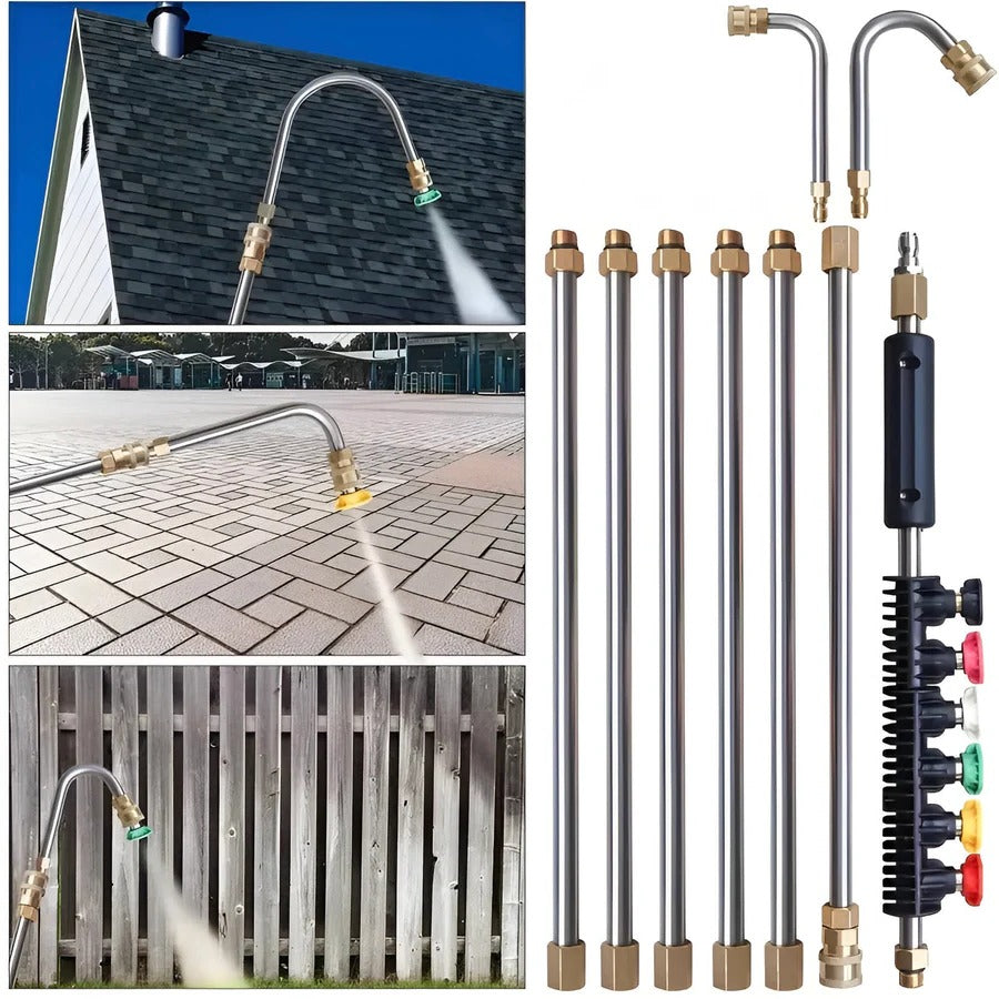 BowLift | 4000 PSI Telescoping Power Washer Extension Wand