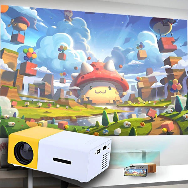BowLift | HD Mini Home Cinema Projector