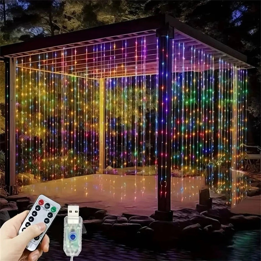 BowLift | Curtain LED Lights with Remote, USB Powered