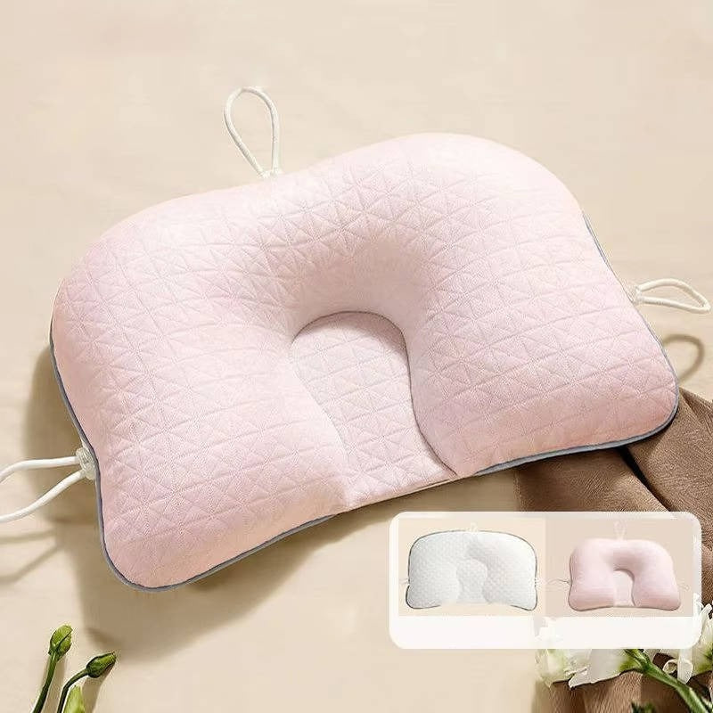 BowLift | Baby Pillow with Memory Foam and Cotton Cover, Portable Infant Support Cushion