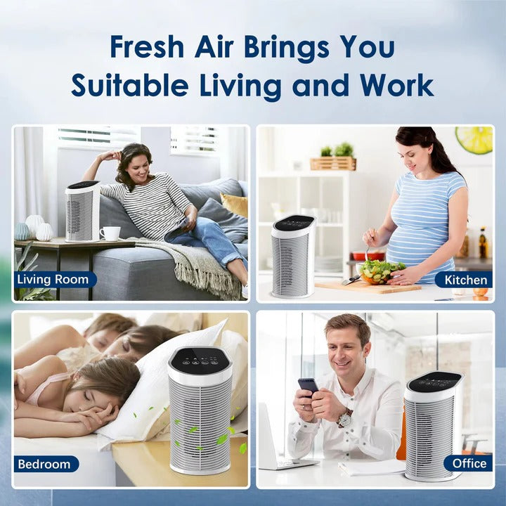 BowLift | FreshFlow Compact HEPA Air Purifier for Bedrooms