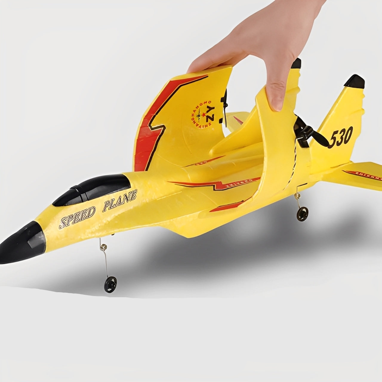 BowLift | EPP Foam SU35 RC Plane – 2.4G Remote Control Jet with LED Lights
