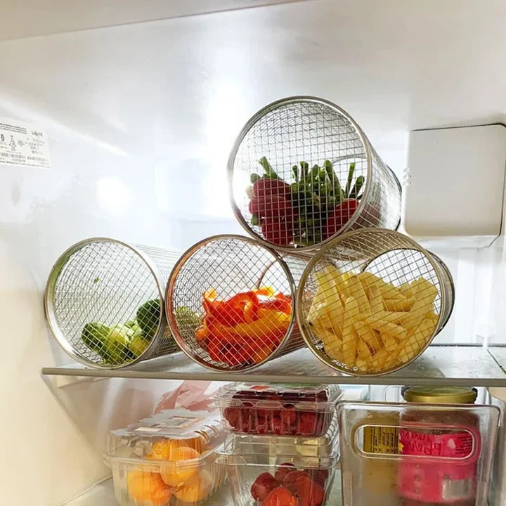 BowLift | Durable BBQ Grill Basket with Rotating Design for Outdoor Grilling