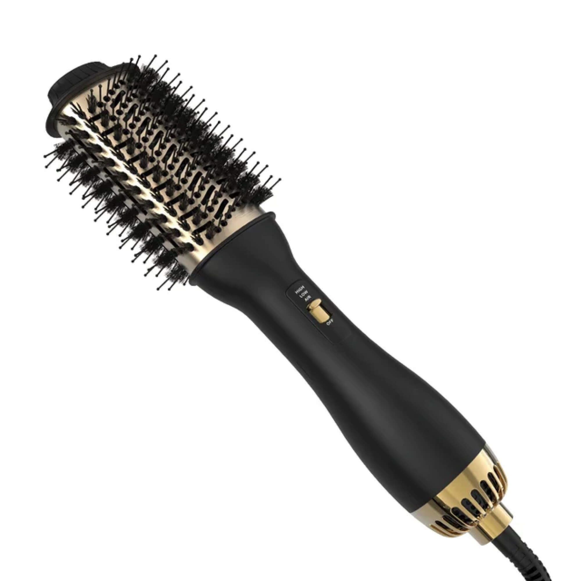 BowLift | Hair Dryer Blower Styler Heated Brush Comb for Short and Long Hair