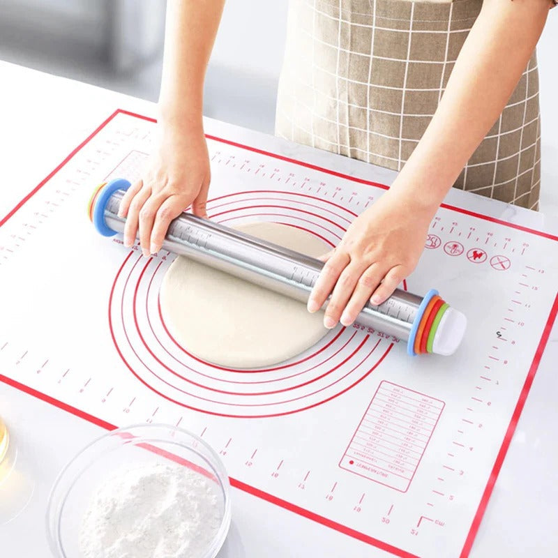 BowLift | Adjustable Rolling Pin with Rings