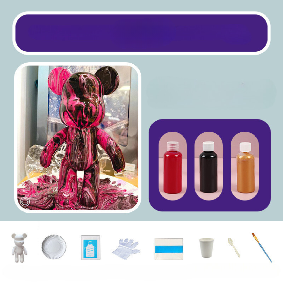 BowLift | Decorative Hand Painted Bear Doll