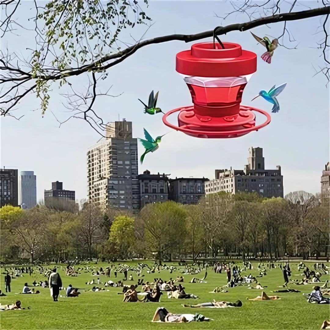 BowLift | Hanging Hummingbird Nectar Feeder