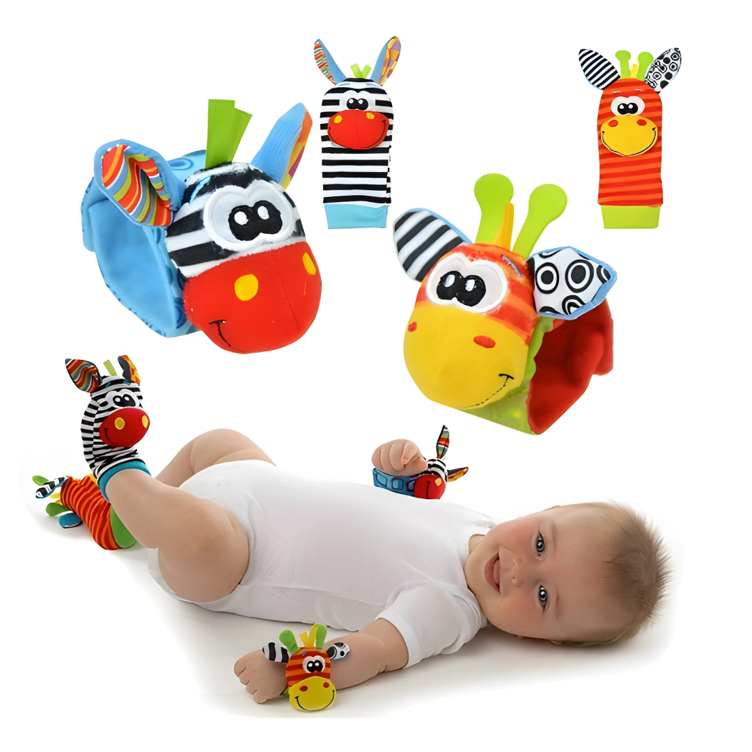 BowLift | Baby Rattle Socks Wrist Toys Set