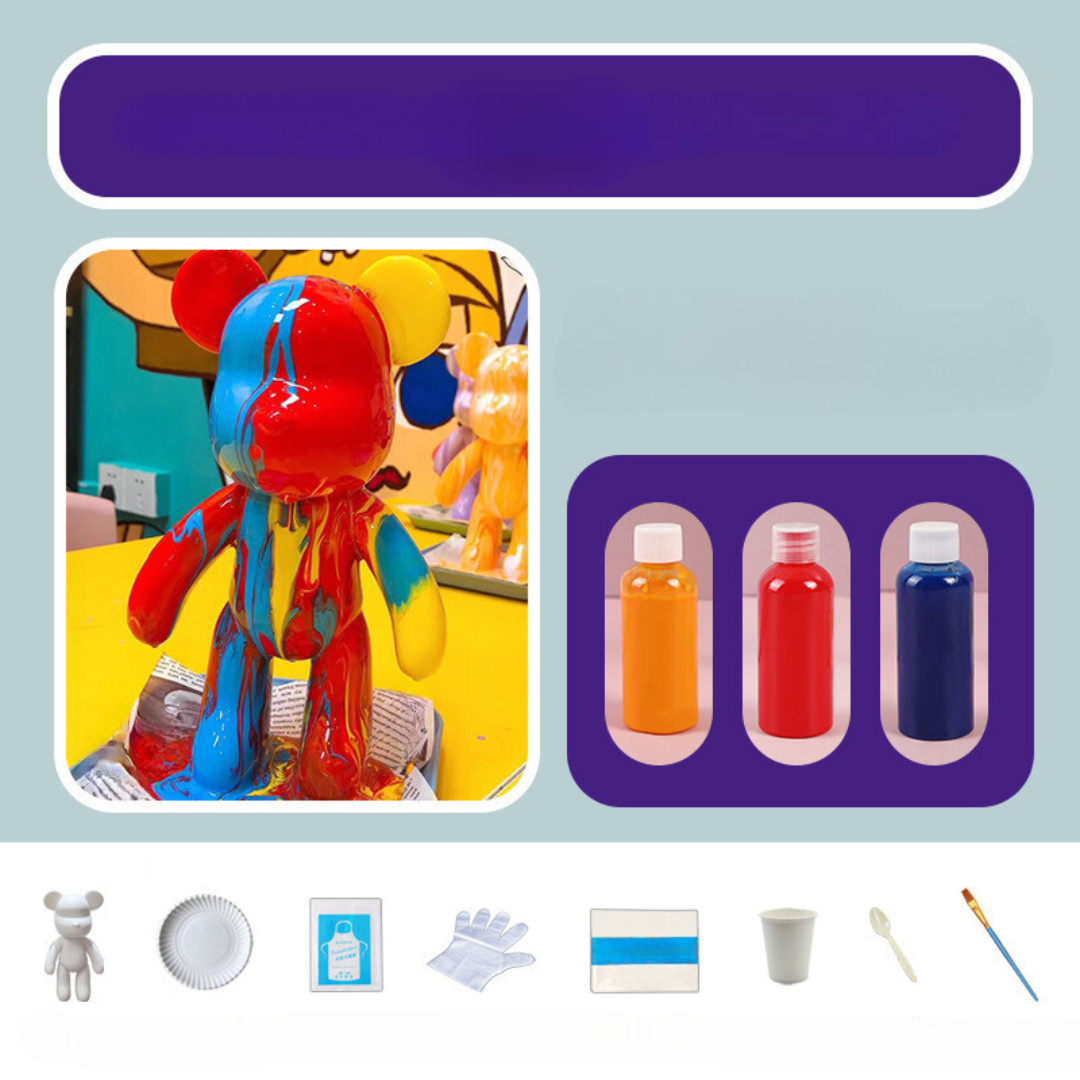 BowLift | Decorative Hand Painted Bear Doll