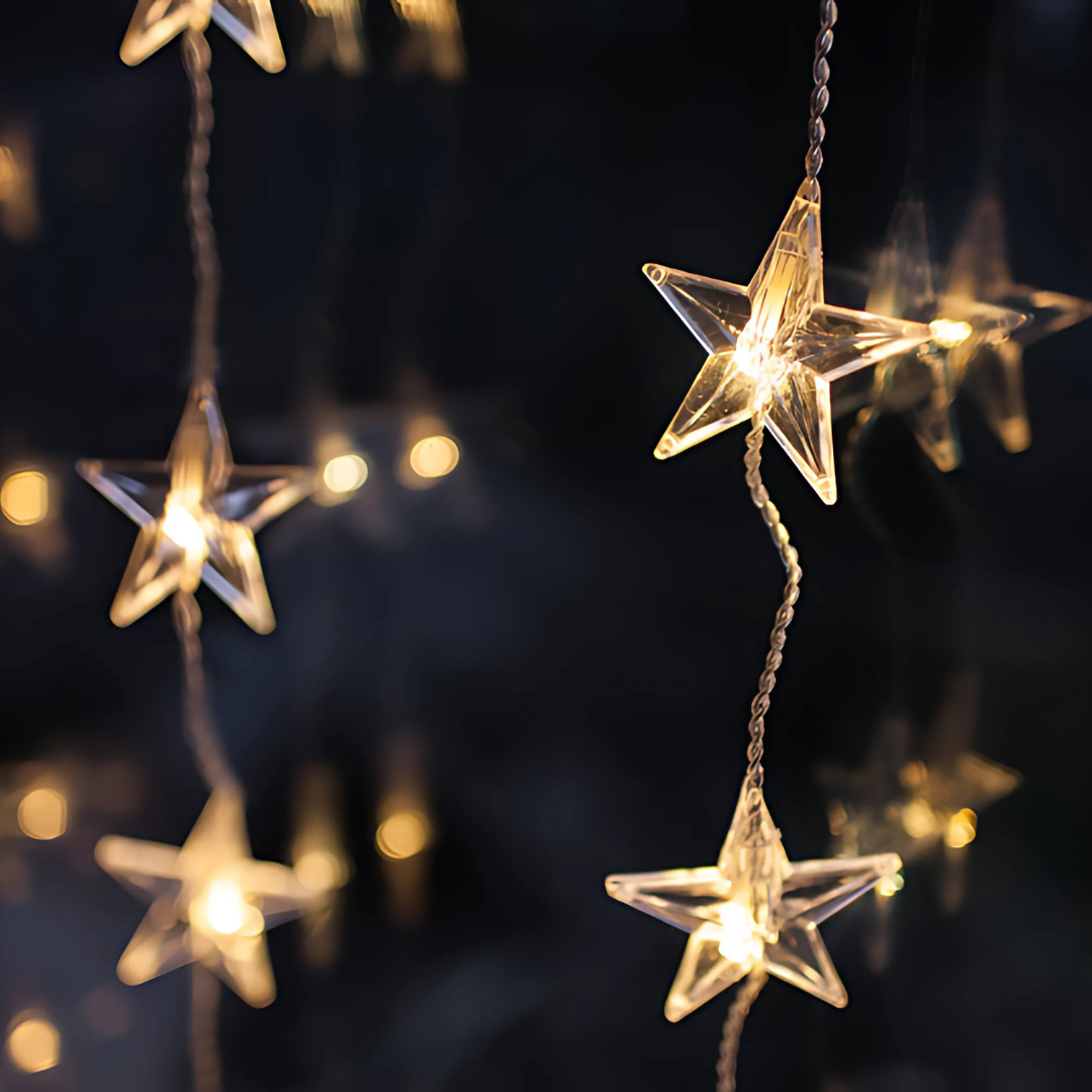 BowLift | Christmas Decorations Star Curtain Lights