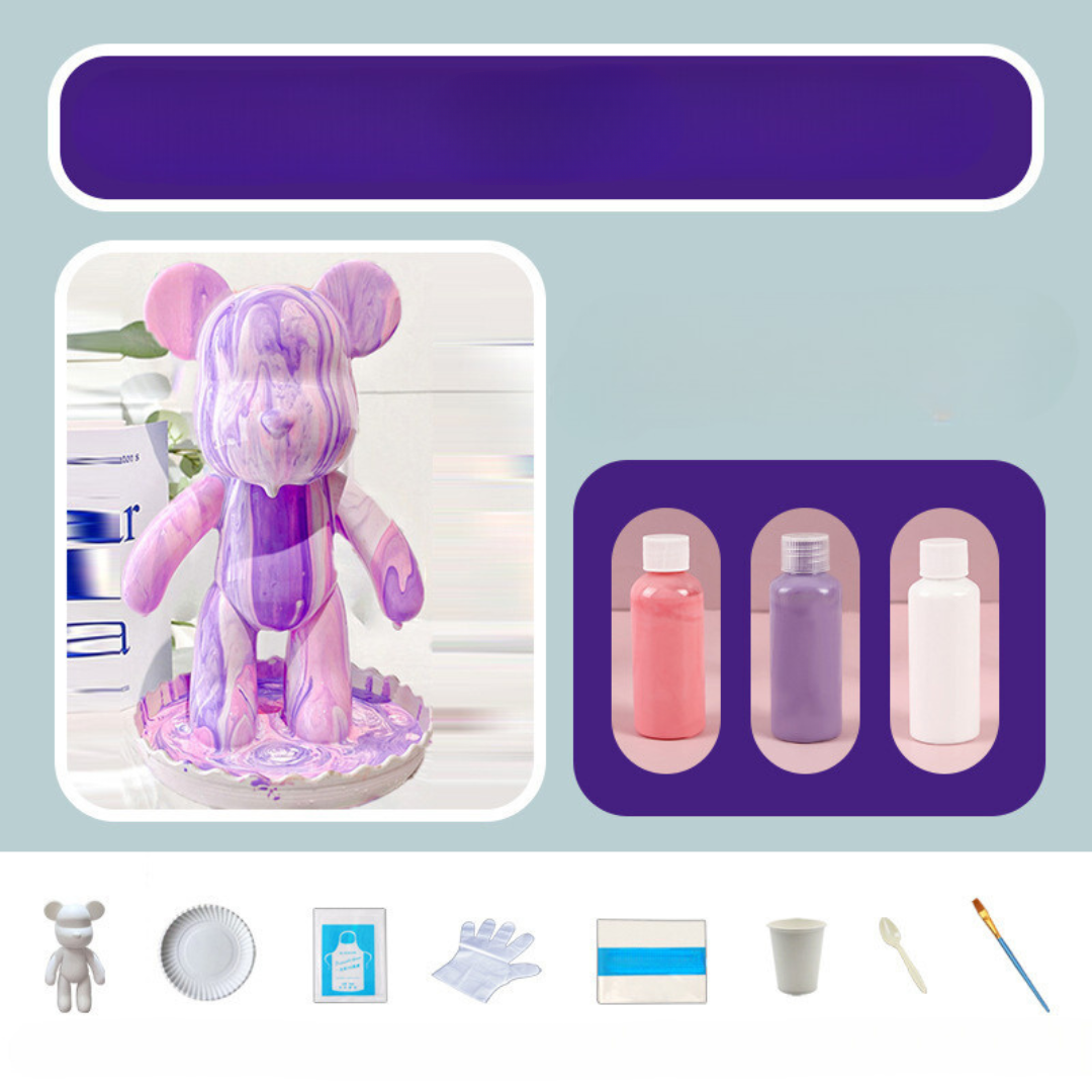 BowLift | Decorative Hand Painted Bear Doll