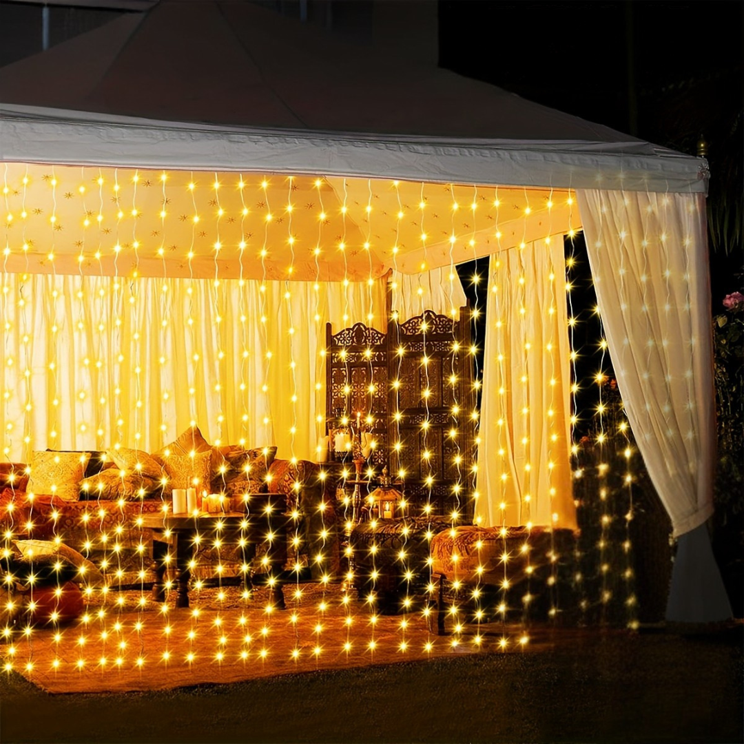 BowLift | Fairy Lights Solar Powered Outdoor Curtain String