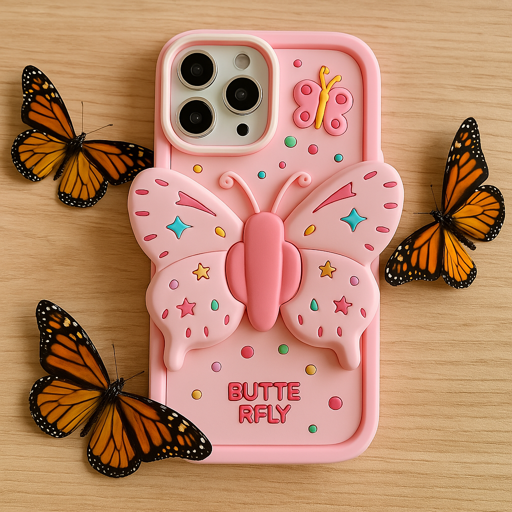 BowLift | Lovely 3D Folded Butterfly Shockproof iPhone Case