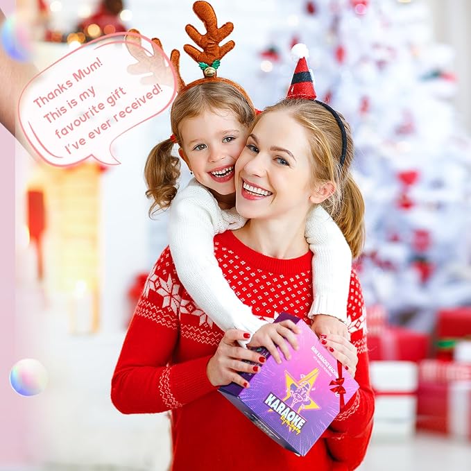 BowLift | Karaoke Set – Wireless Microphones with Portable Bluetooth Speaker