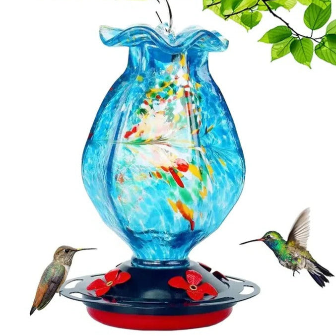 BowLift | Glass Hanging Bird Feeder