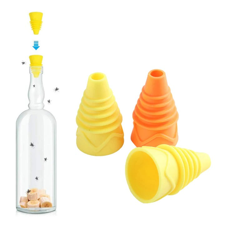 BowLift | Reusable Silicone Fruit Fly Trap Funnel