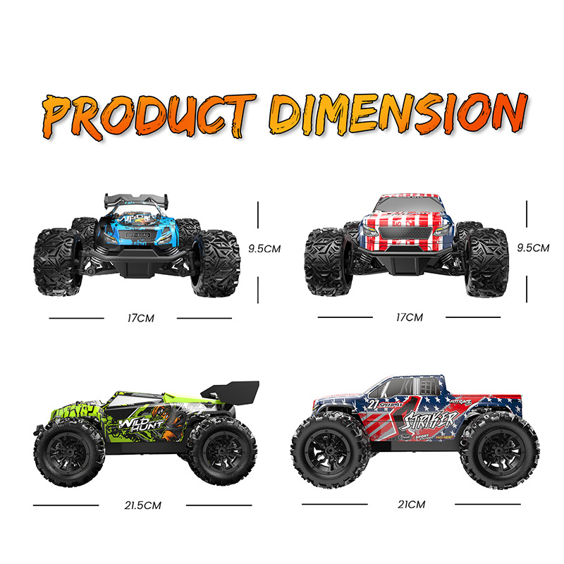 BowLift | High Speed Remote Control Off-Road Monster Truck – 1:20 Scale