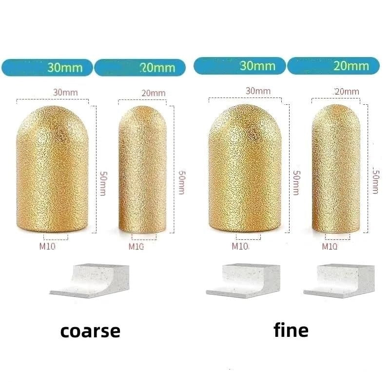 BowLift | Diamond Grinding Disc Set | Marble, Quartz & Granite | Brazed Curve Shaping | 100mm