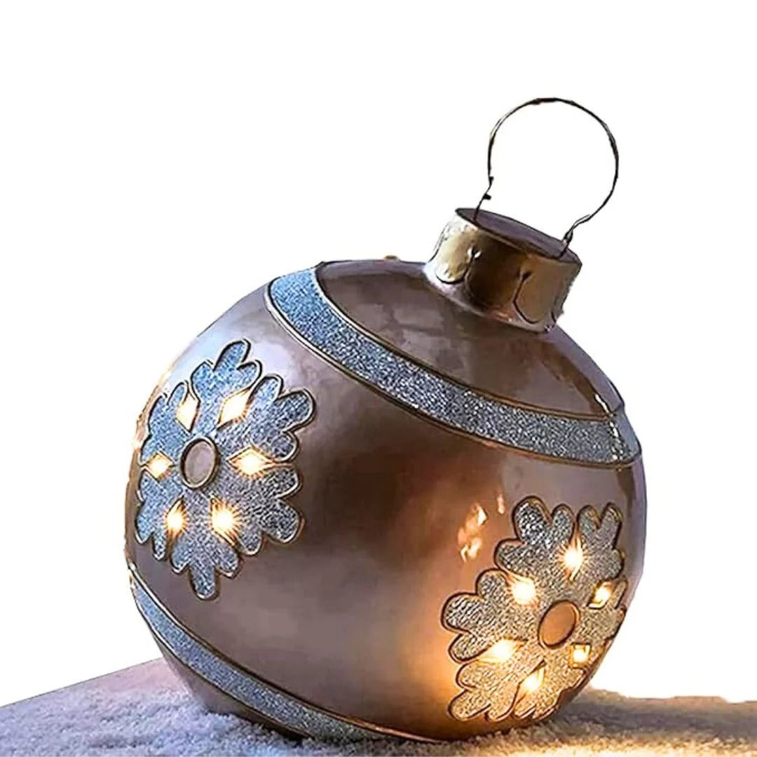 BowLift | Inflatable Christmas decorative balls | PVC outdoor balls | Weatherproof & reusable | Various designs