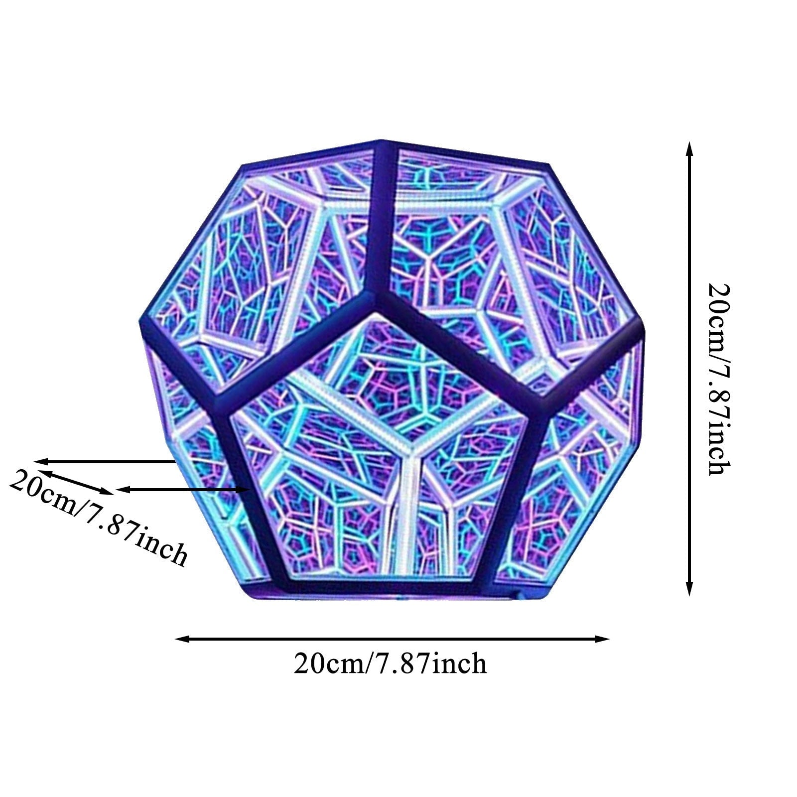 BowLift | Infinite Dodecahedron Color Art Light