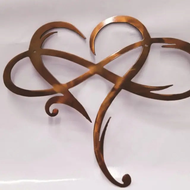 BowLift | Iron Wall Art with Infinity Heart - InfiniteHeart