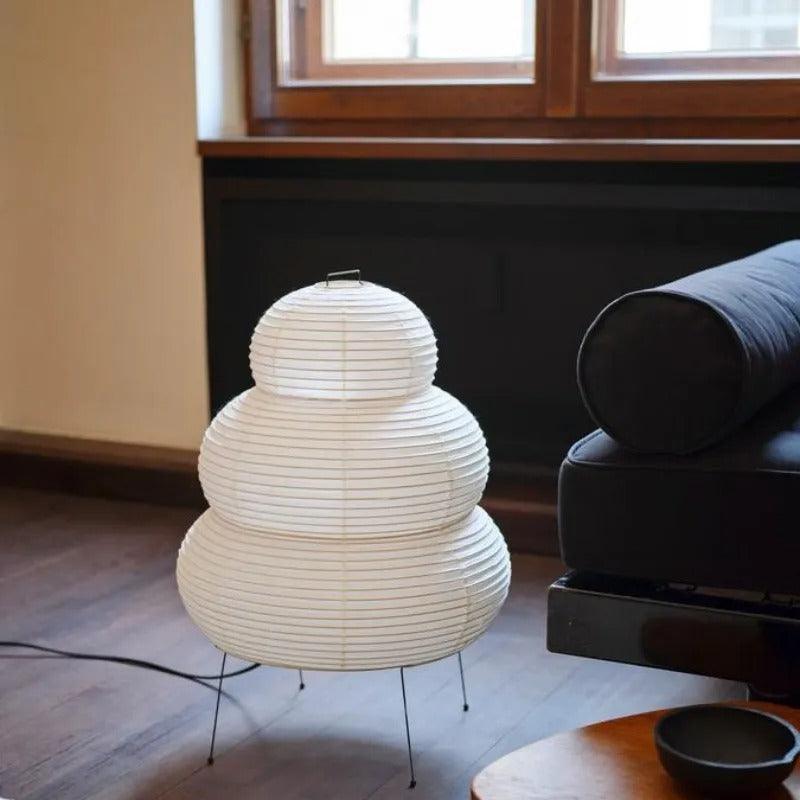 BowLift | Japanese Snowman Table Lamp | Paper