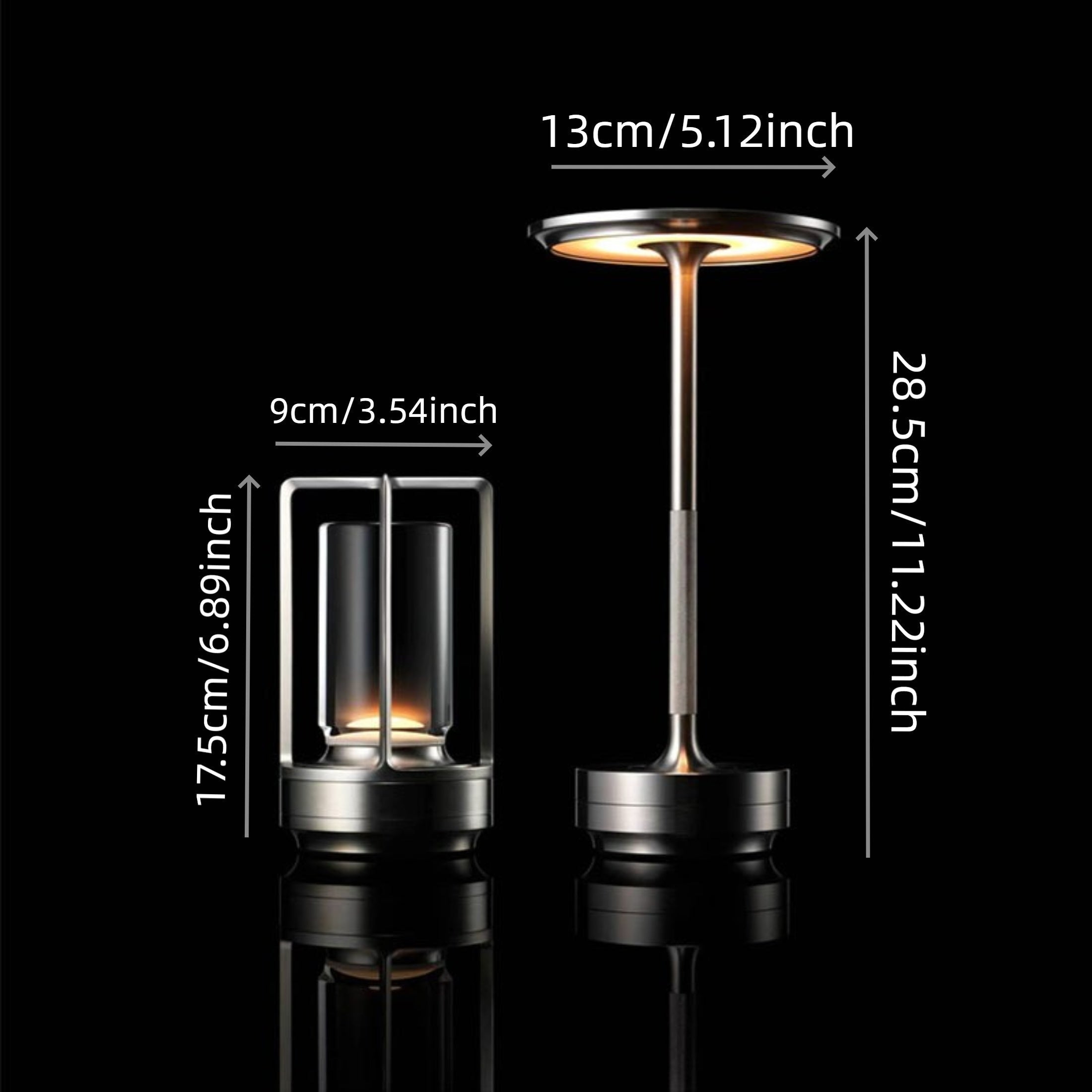 BowLift | Japanese Style LED Touch Table Lamp - ZenLight