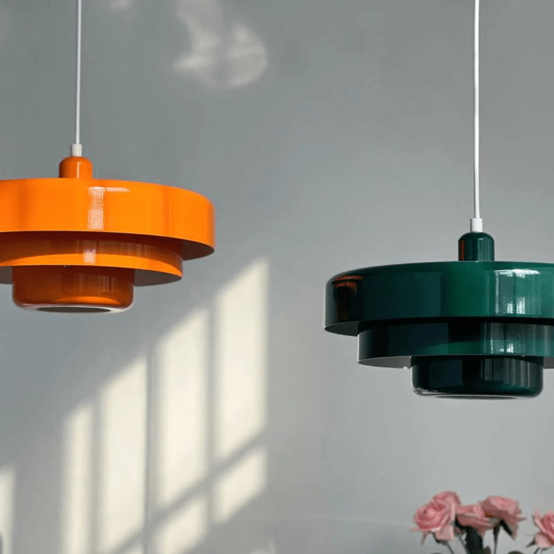 BowLift | Elegant three-level pendant light in macaron colors